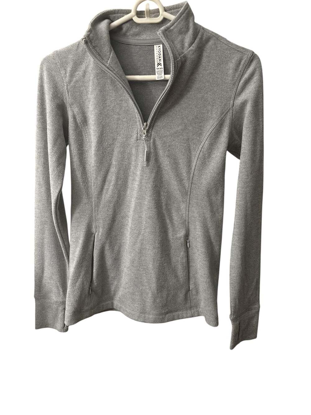 Kyodan Outdoor Women's Gray Quarter-Zip Pullover Size XS